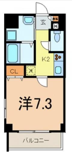 ルーチェ文京　～LuCe Bunkyo～ 102号室 間取り図