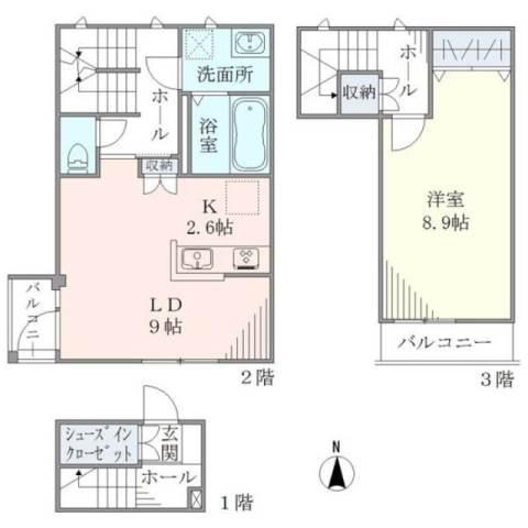 Campus Side Place間取り図