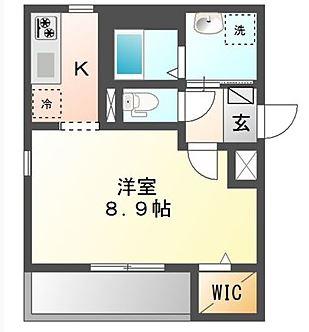 MK Residence Waseda間取り図