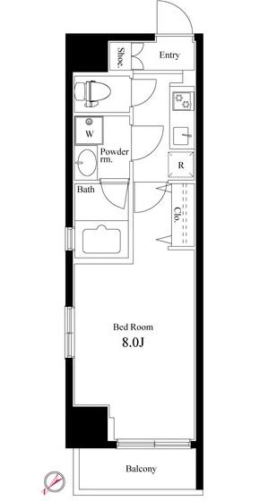 アップルレジデンス水道橋間取り図