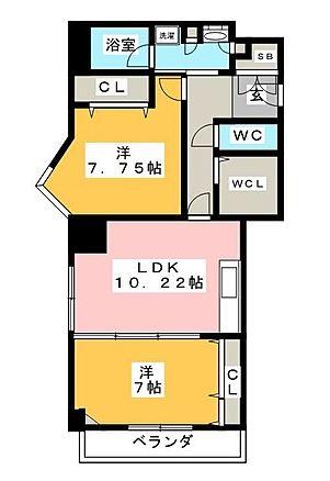 新神楽坂ハウス間取り図