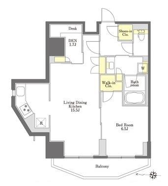 プライムメゾン市谷山伏町間取り図