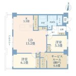 2SLDK　マンション小石川台