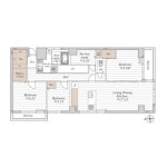 3SLDK　シャトー文京