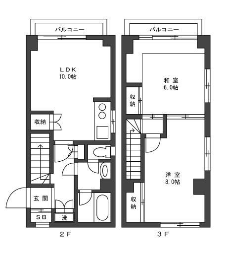 サンライズ根津間取り図