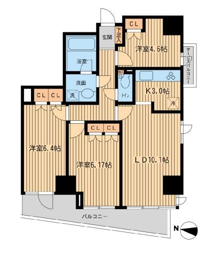KDXレジデンス千駄木間取り図