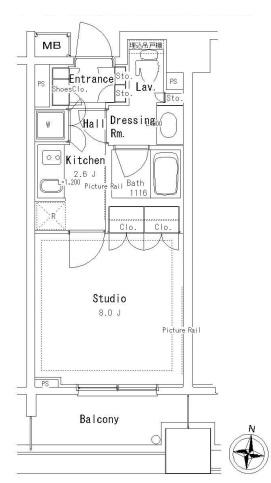 パークアクシス御茶ノ水ステージ間取り図