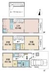 東陽1丁目戸建 間取り図