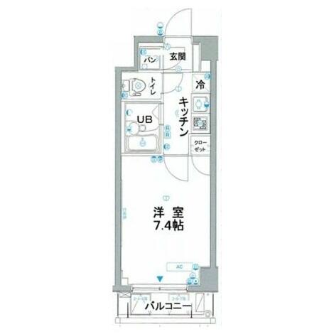 ラグーンシティ文京小石川 102号室 間取り図