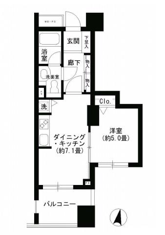 クリオ文京小石川間取り図