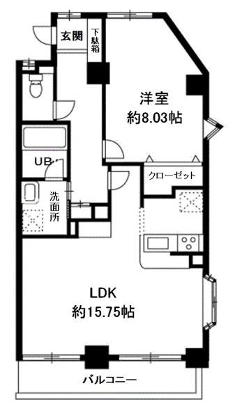 ブルーガーデン小石川間取り図