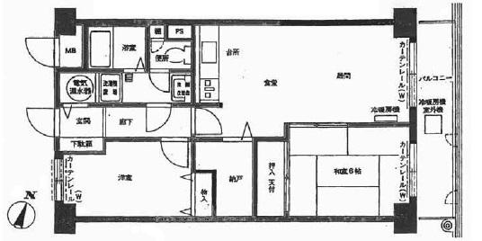 ディアハイム飯田橋間取り図