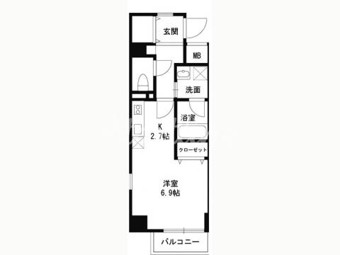 グリューネ白山間取り図