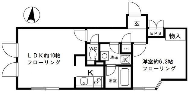 アレーロ白山II　～ALERO Hakusan Ⅱ～間取り図