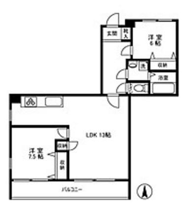 小石川ハイム間取り図