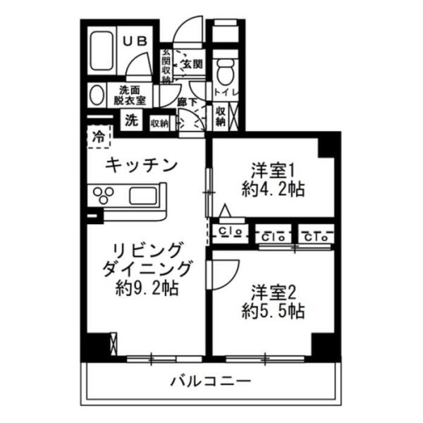 レジディア文京音羽間取り図