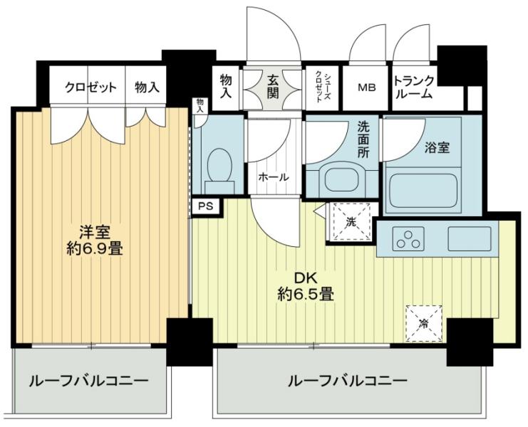 クオリア小石川間取り図