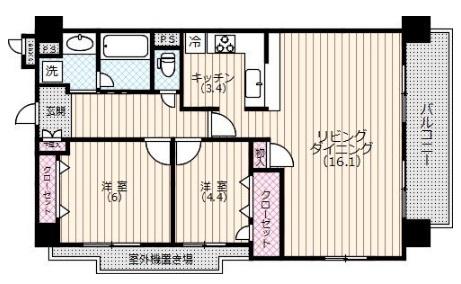 エスバイエルマンション小石川間取り図