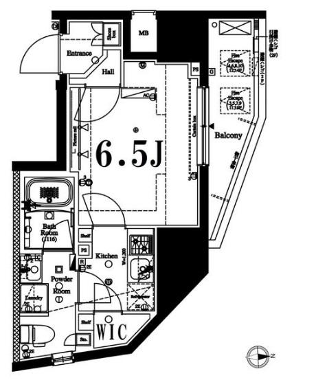 AXAS文京本駒込間取り図