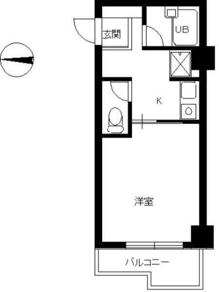 スカイコート文京小石川間取り図