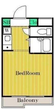 スカイコート文京小石川 102号室 間取り図