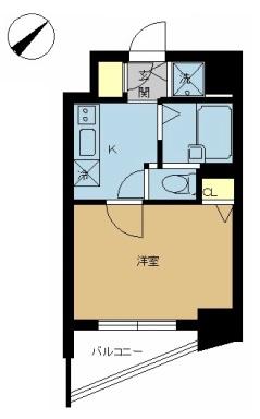 スカイコート後楽園第5間取り図