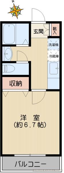 アークヒルズ白山間取り図