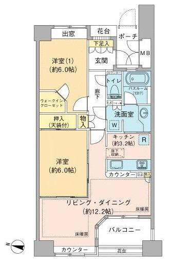 パークスクエア小石川間取り図