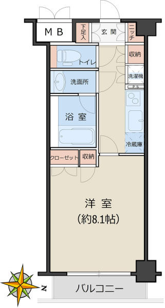 クオリア小石川間取り図