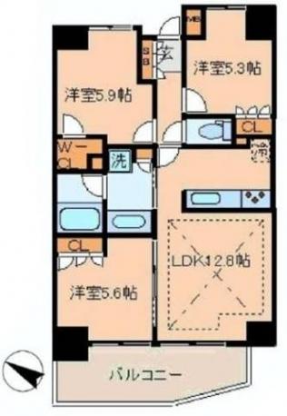 コンフォルテハイム本駒込間取り図