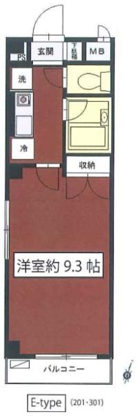 プランドール白山間取り図