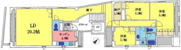 小石川コート間取り図