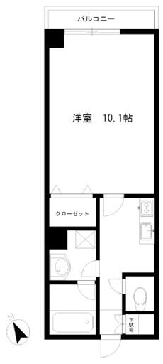 シュエット神楽坂間取り図
