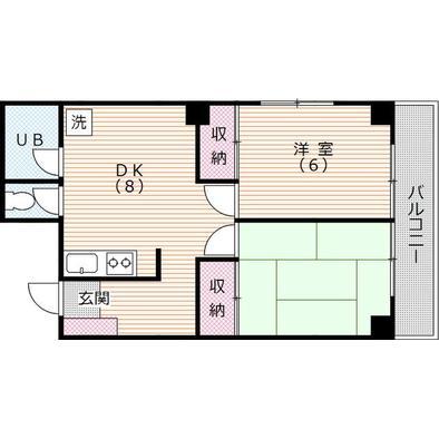 ヒルサイドマンション間取り図