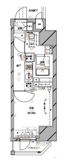 ステージグランデ文京白山間取り図