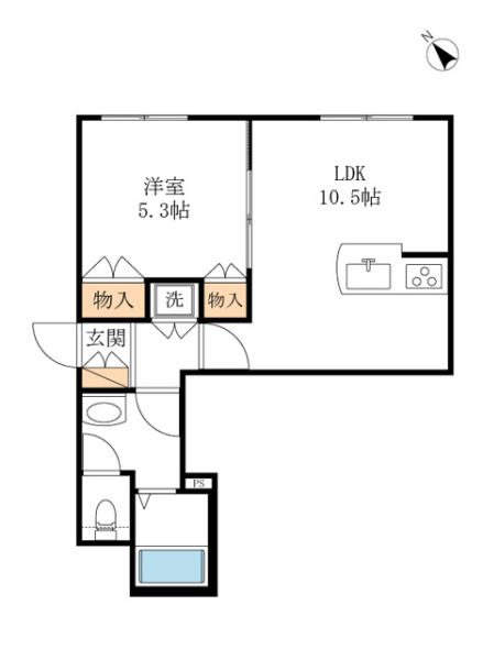 あぶみぞん本郷間取り図