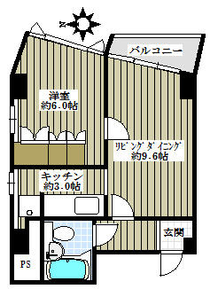 ハイツ西片間取り図