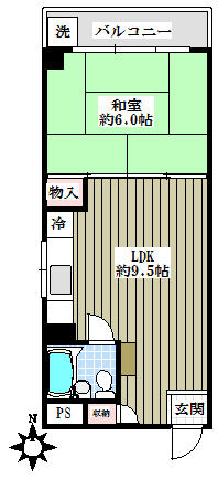 ブラウンハイツ本郷間取り図