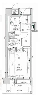 ラヴェンナ文京富坂間取り図