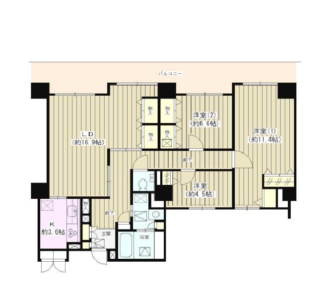 L-AGE エルアージュ小石川B棟間取り図