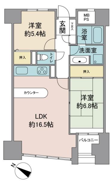 フォルム小石川間取り図