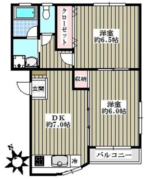 ラ・ベルドンヌ間取り図
