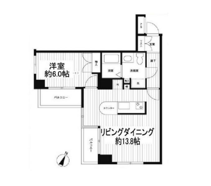 ヒルサイド白山間取り図