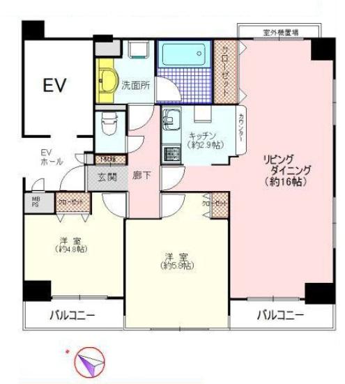 リーラ白山間取り図
