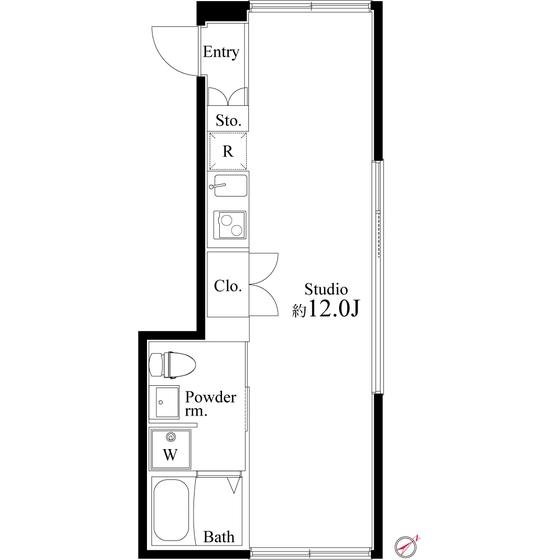 CLK茗荷谷間取り図
