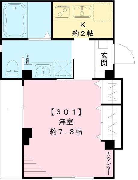 ラシーネ・テラス文京千駄木間取り図