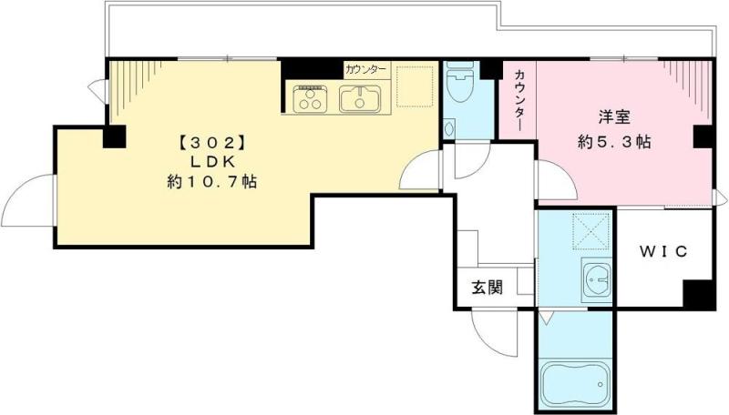 ラシーネ・テラス文京千駄木間取り図