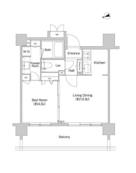 プライムアーバン神楽坂間取り図