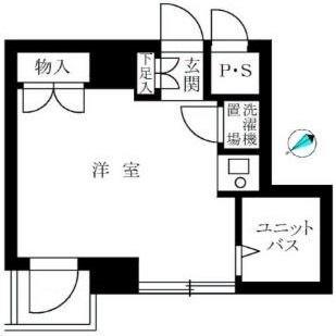 スカイコート後楽園Ⅱ間取り図