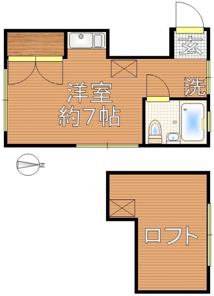 壱番館小林間取り図